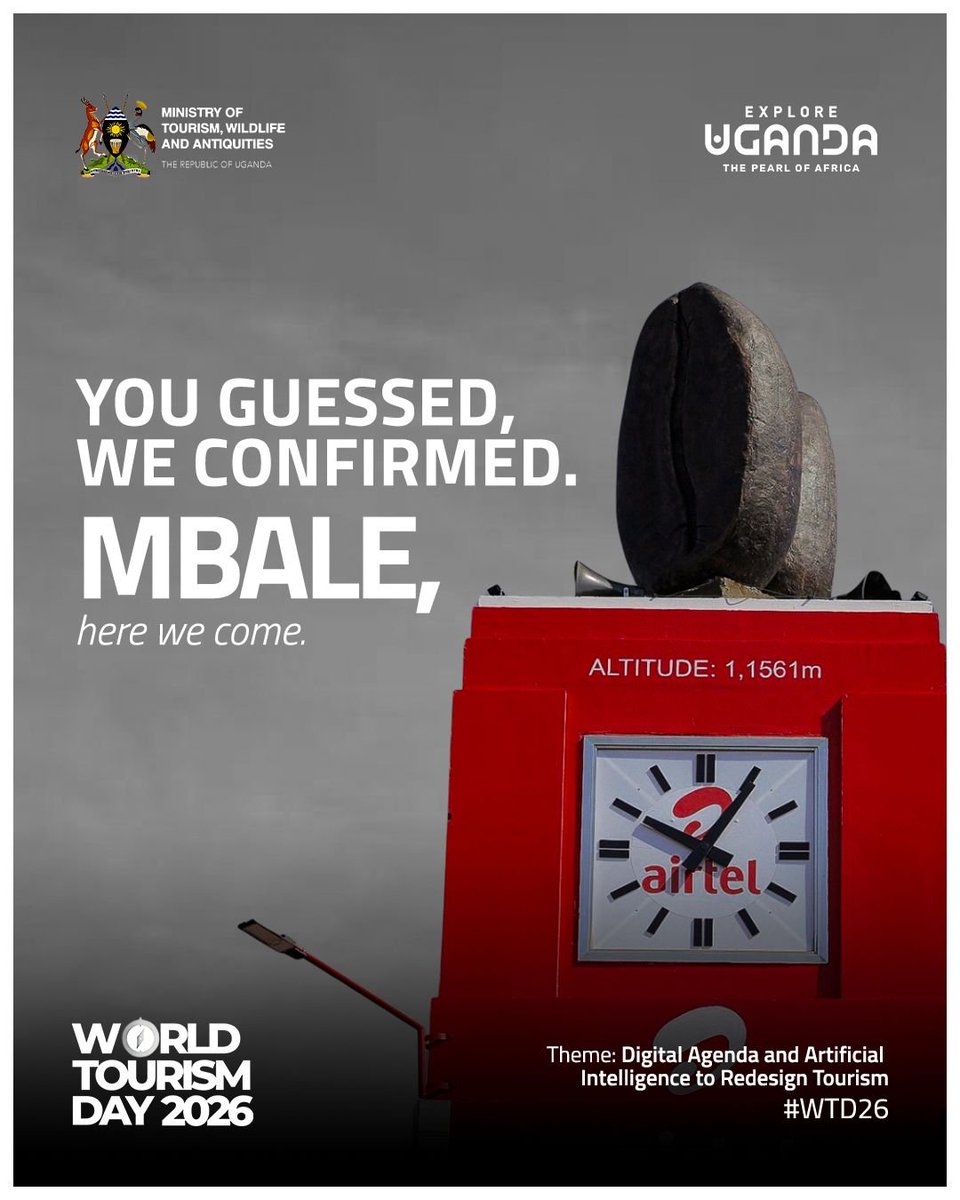 SafarisVox's tweet photo. The Epicentre of the Imbalu cultural festival and heartland of Bamasaba,  will be our gracious hosts this year, for the World Tourism Day celebrations in Uganda. We're going to serve you some unique itineraries 

#WTD2026 
#ExploreUganda https://t.co/jii8qCnpWo