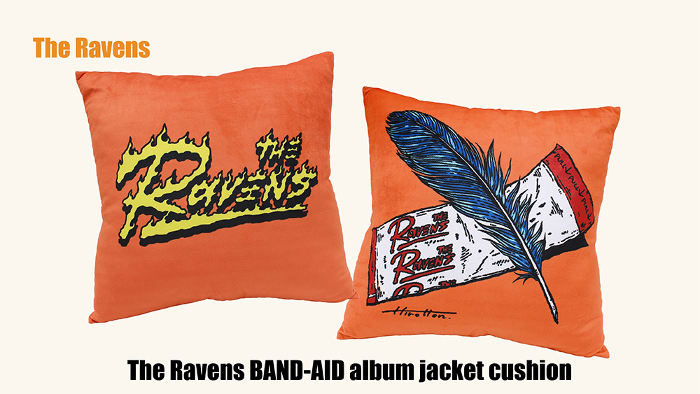 The Ravens 「The Ravens BAND-AID album jacket cushion」 販売中
