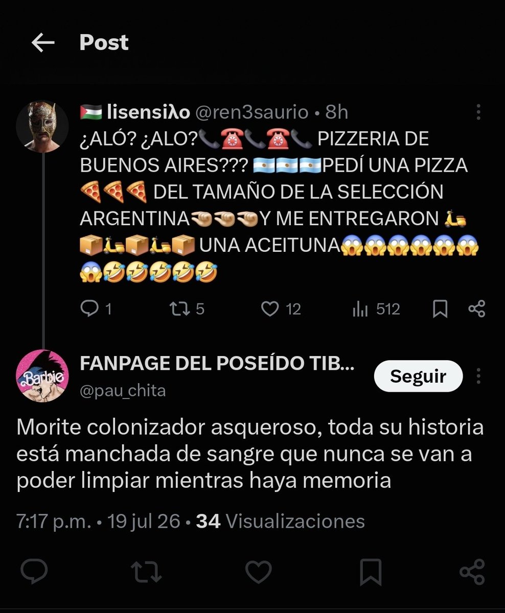 ren3saurio's tweet photo. CULOOOOOOO
@pau_chita no sea culo mijo que los huevos que te faltan a nosotros nos sobran https://t.co/rYezNAi6br