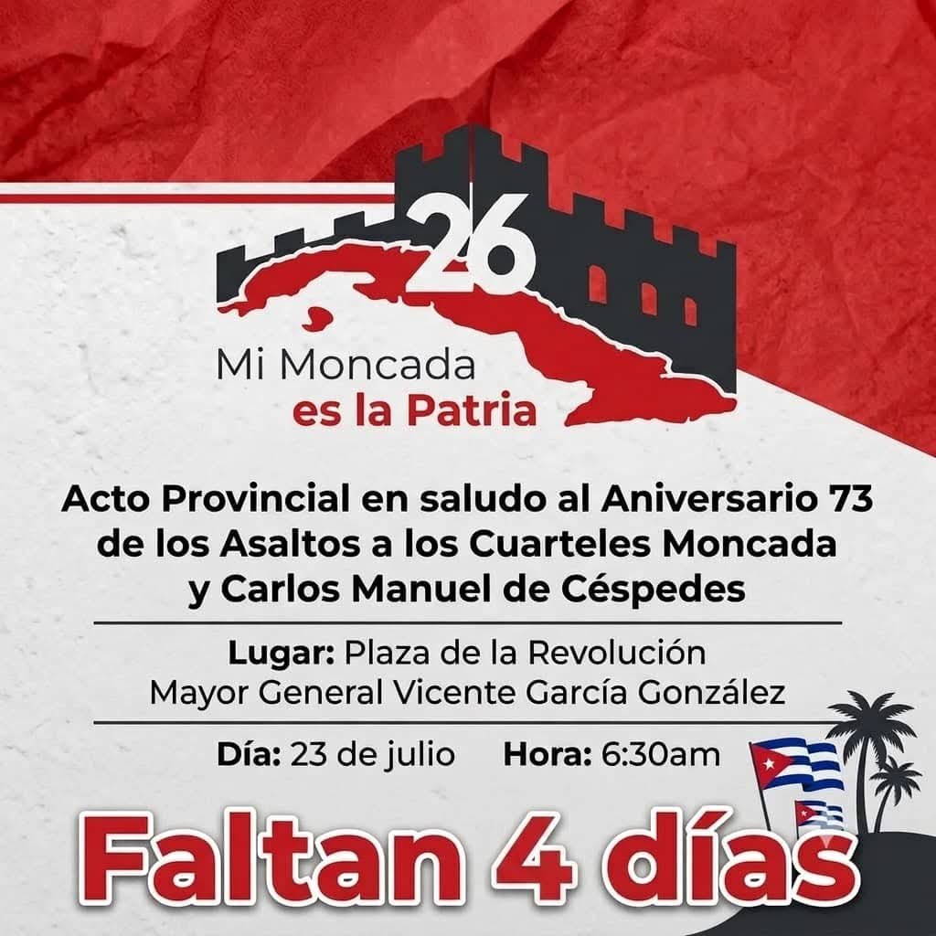yeil70375's tweet photo. Trabajadores de la  #EideTunera estaremos presente en la plaza dando nuestro #SiPorCuba.
#PorLasTunasLaVictoria #SíSePuede
#VamosConTodo
#PorUn26EnEl26
#100AñosConFidel
#UnidosPorCuba
#CubaVencerá
#CubaSoberana
#SomosContinuidad
#DeporteCubano
#AquíNoSeRindeNadie #LasTunas https://t.co/cxihmRal7Y