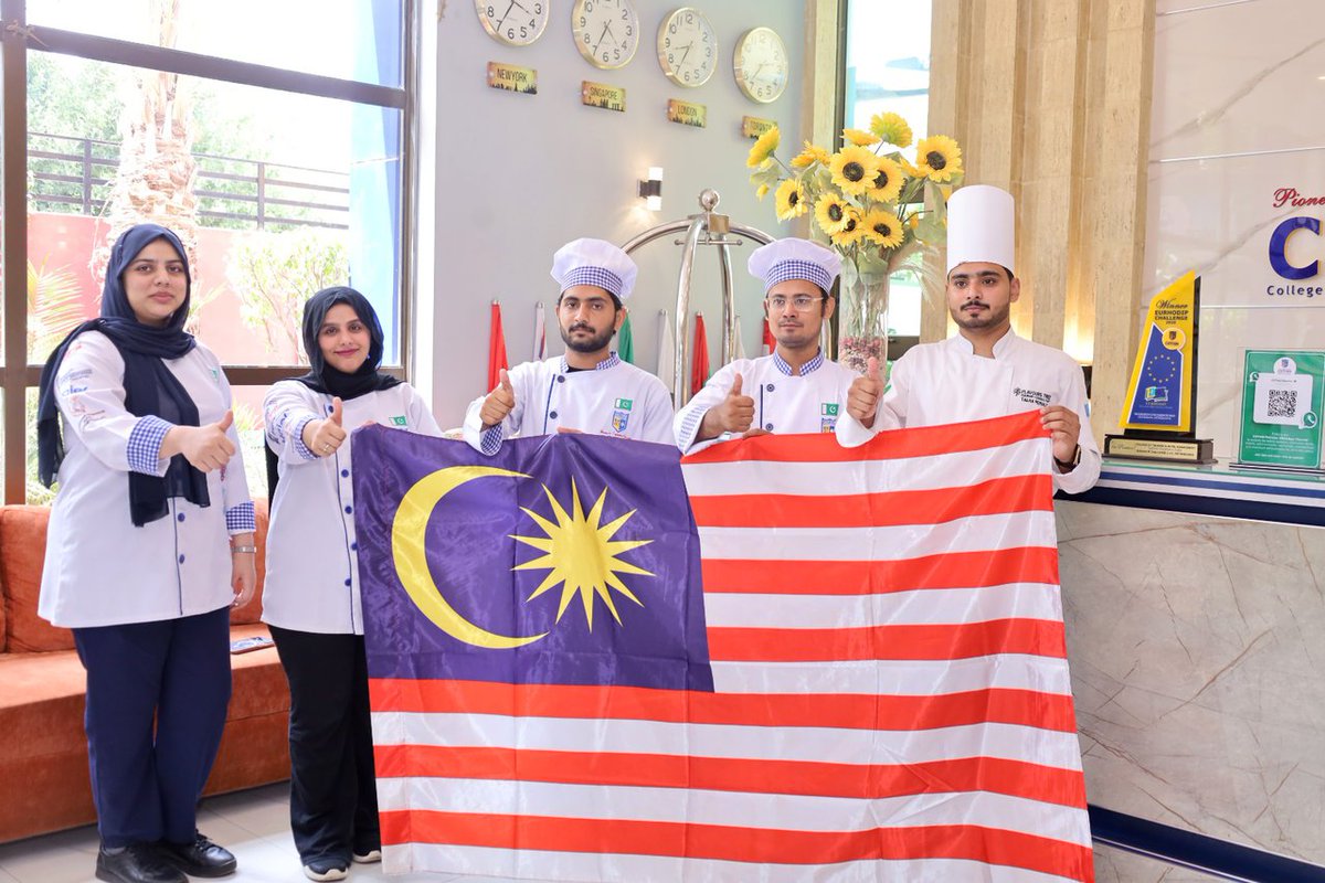 cothmofficial's tweet photo. The College of Tourism &amp; Hotel Management (COTHM) proudly wishes the very best to our talented participants as they represent **Pakistan** at the **5th Global Culinary Challenge Malaysia 2026**! 🇵🇰👨‍🍳👩‍🍳

#COTHM #COTHMPakistan #COTHMGlobal #GlobalCulinaryChallenge #GCCM2026 https://t.co/XX1hLy8ioC