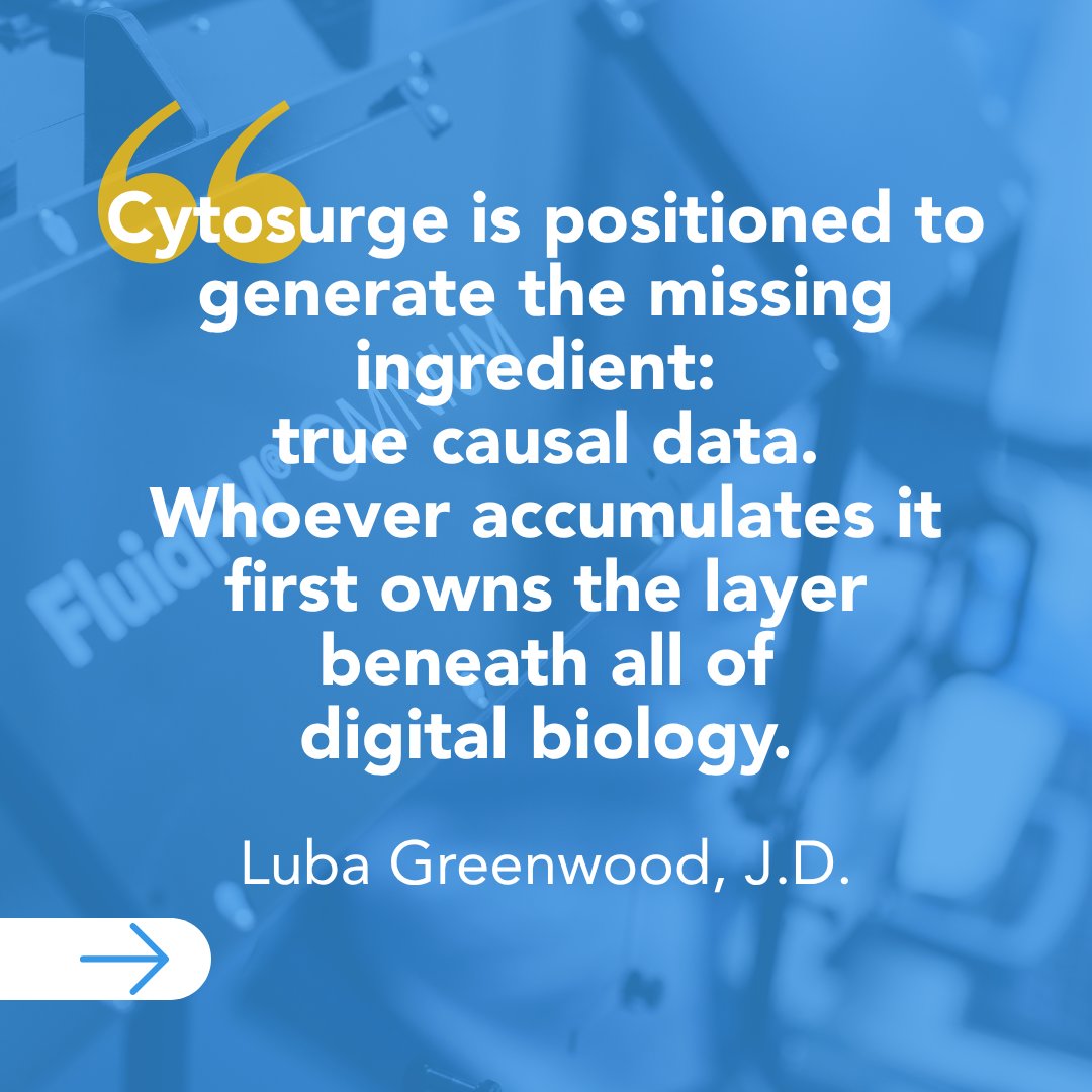 cytosurge's tweet photo. Thrilled to welcome veteran #biotech executive & investor @luba_greenwood, J.D., to the Cytosurge Board of Directors! 🧬🚀

Her unparalleled expertise across biotech, #AI, and venture capital makes her the perfect partner as we scale our #SameCell data platform and expand our US footprint. 📈🌍

Welcome to Cytosurge, Luba! 👏 Read the full announcement: https://t.co/kCSKDJzVV2

#AIDrugDiscovery #DigitalBiology #VentureCapital #VC #Cytosurge #SameCellBiology