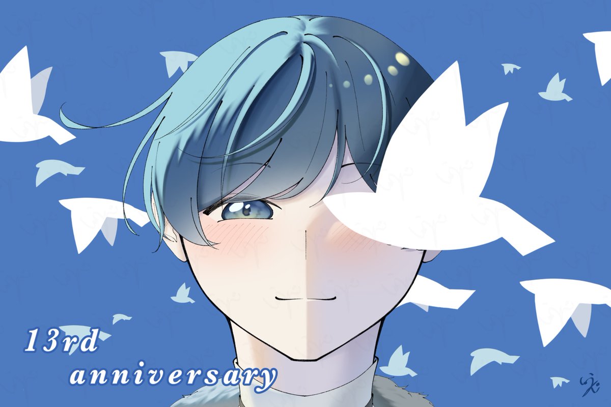 syu_hiira's tweet photo. 13周年おめでとうございます！🕊
#ポッキー13周年 #ポッキーさん13周年 https://t.co/rAaCBNjS1u