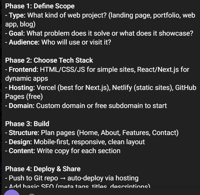 Rafa_w8's tweet photo. I used my foule.pie Purr-Fect Claw to complete Mission B08. It's a Builder using Web Development. Here's the result: Create a web project execution plan: define scope, choose t...
https://t.co/ITOHDayip4
@pieverse_agent0 @pieverse_io #DiscoverYourAgentType https://t.co/yHEp0ayGHV