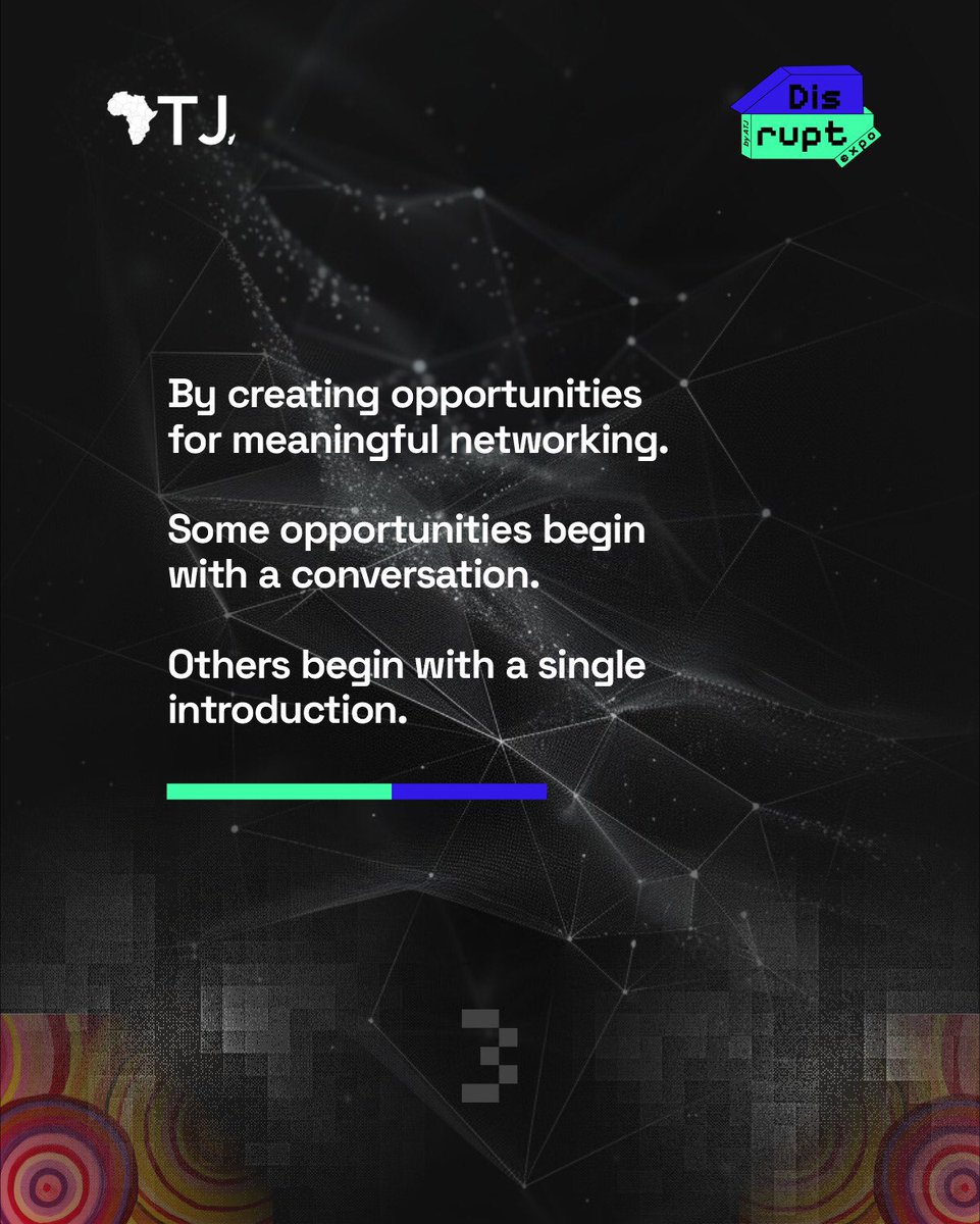 disrupttechexpo's tweet photo. Disrupt Tech Expo wasn’t created to be another tech event.
It was created to solve a problem. https://t.co/aJAqHQk99f