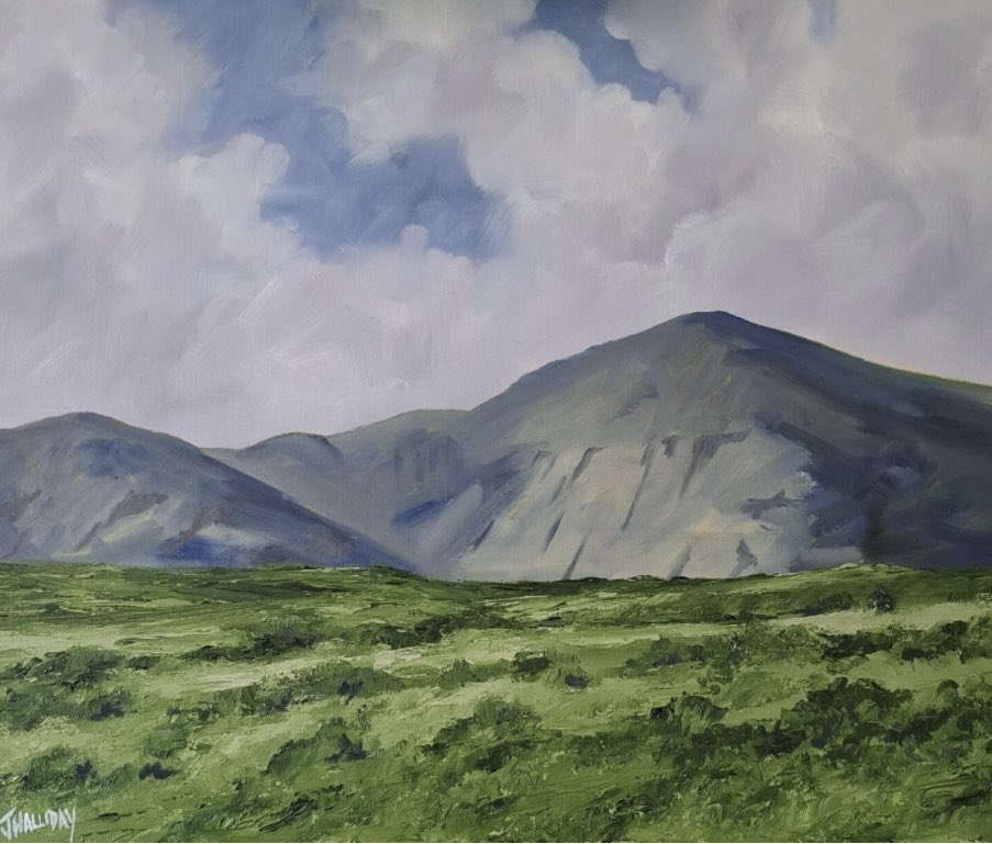 artwork500's tweet photo. 🌿 Daily Artwork Spotlight 🌿

Towards Croagh Patrick by John Halliday captures the quiet majesty of one of Ireland’s most iconic landscapes.

🖼️ Title: Towards Croagh Patrick
🎨 Artist: John Halliday
🖌️ Medium: Oil on Canvas Board
📏 Size: 20” × 16”

https://t.co/iNFvj00YUt https://t.co/xO2aiL7hrI