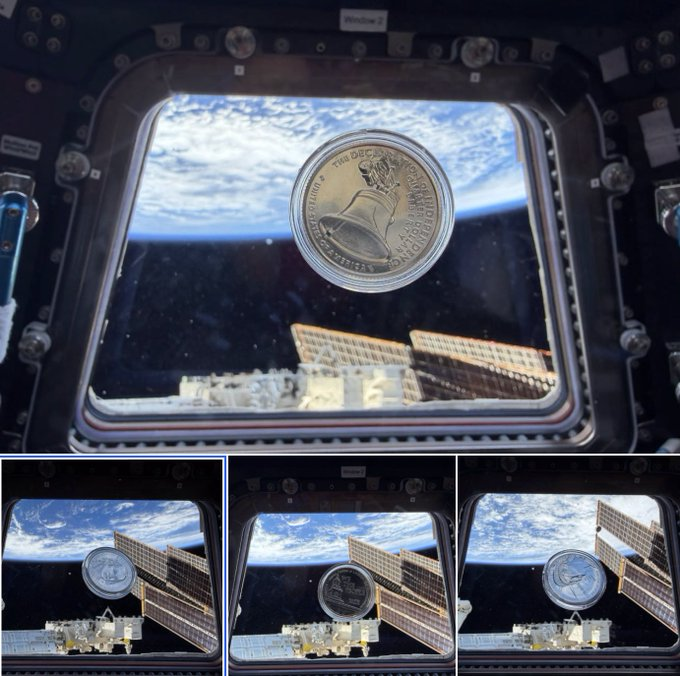 Gh0stDotSol's tweet photo. Every meme sent to space goes to millions. 

The US Mint just posted on their IG and FB the coins that were on the Falcon 9 Rocket.

TrumpCoin just went to 5m, here's one that's never been done before. $SpaceCoin

https://t.co/aDsPFs05QF

https://t.co/tjBeA5SaPB https://t.co/lxa0WU8GNq