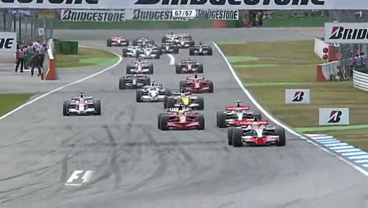 MsportXtra's tweet photo. #F1 #OnThisDay, July 20th 2008. At the @GermanGrandPrix , polesitter @LewisHamilton (@McLarenF1 ) won the #GermanGP ahead of @NelsonPiquet (Renault), who started from 17th on the grid. @MassaFelipe19 (@ScuderiaFerrari ) took 3rd. https://t.co/TB1xhngFTb #MsportXtra https://t.co/eKlS0d5Dvs