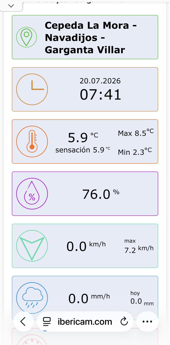 NOROMET18's tweet photo. Otra noche fresquita en #polodelfrio
2.3° Garganta Villar @ibericam
3.0° Prado Veneiro
3.6° Zafrilla Nava
Poblaciones:
3.9° Villaceid
5.6° Cantalojas @meteosierra
6.2° Lugueros
6.3° Vega del Codorno
6.7° Cubillas de Arbas https://t.co/2TIMNTVvFP