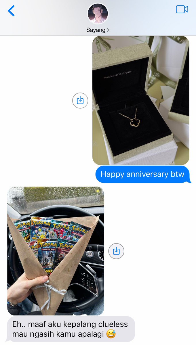 xjaamata's tweet photo. #satosugu cie anniv 🤭 https://t.co/OIaCiXhT2m