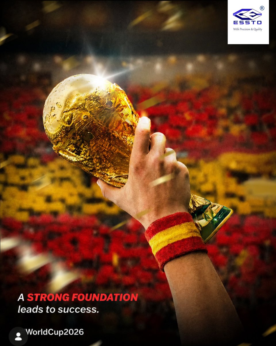 Essto_Engg's tweet photo. Spain showed immense strength, precision, and determination throughout the tournament, crafting a legacy of excellence.
At ESSTO ENGINEERING, we believe true excellence is built the same way—with precision, strength, and an unwavering commitment to performance
#ESSTOEngineering https://t.co/SLN8ur0H1i