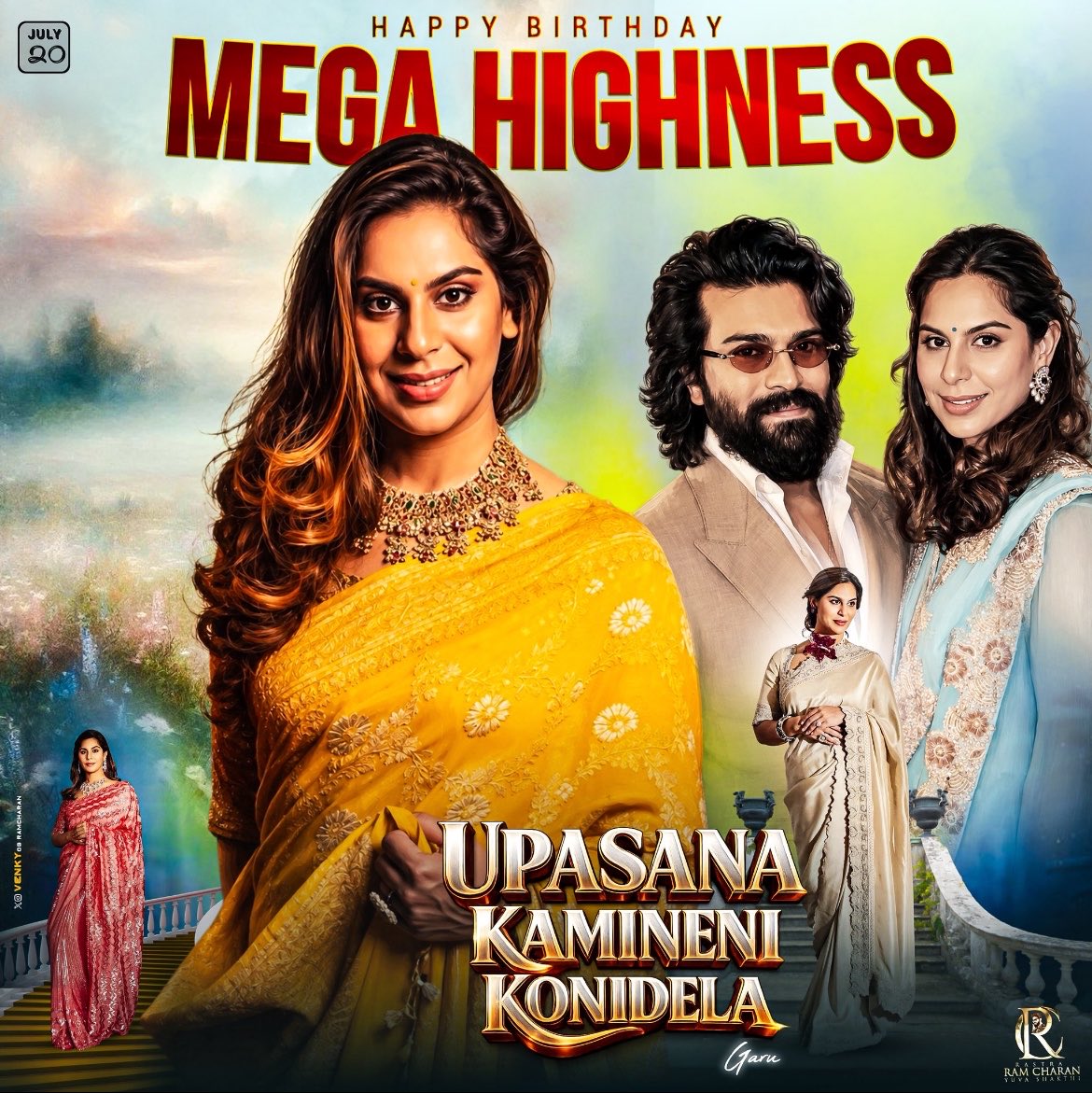 RcYuvashkthiNlr's tweet photo. Wishing our dearest @upasanakonidela garu a very Happy Birthday! 🎉❤️

Wishing you abundant happiness, great health and many more milestones in the years ahead ma'am. ✨💐

#HBDUpasanaKonidela https://t.co/dcinULLcoE