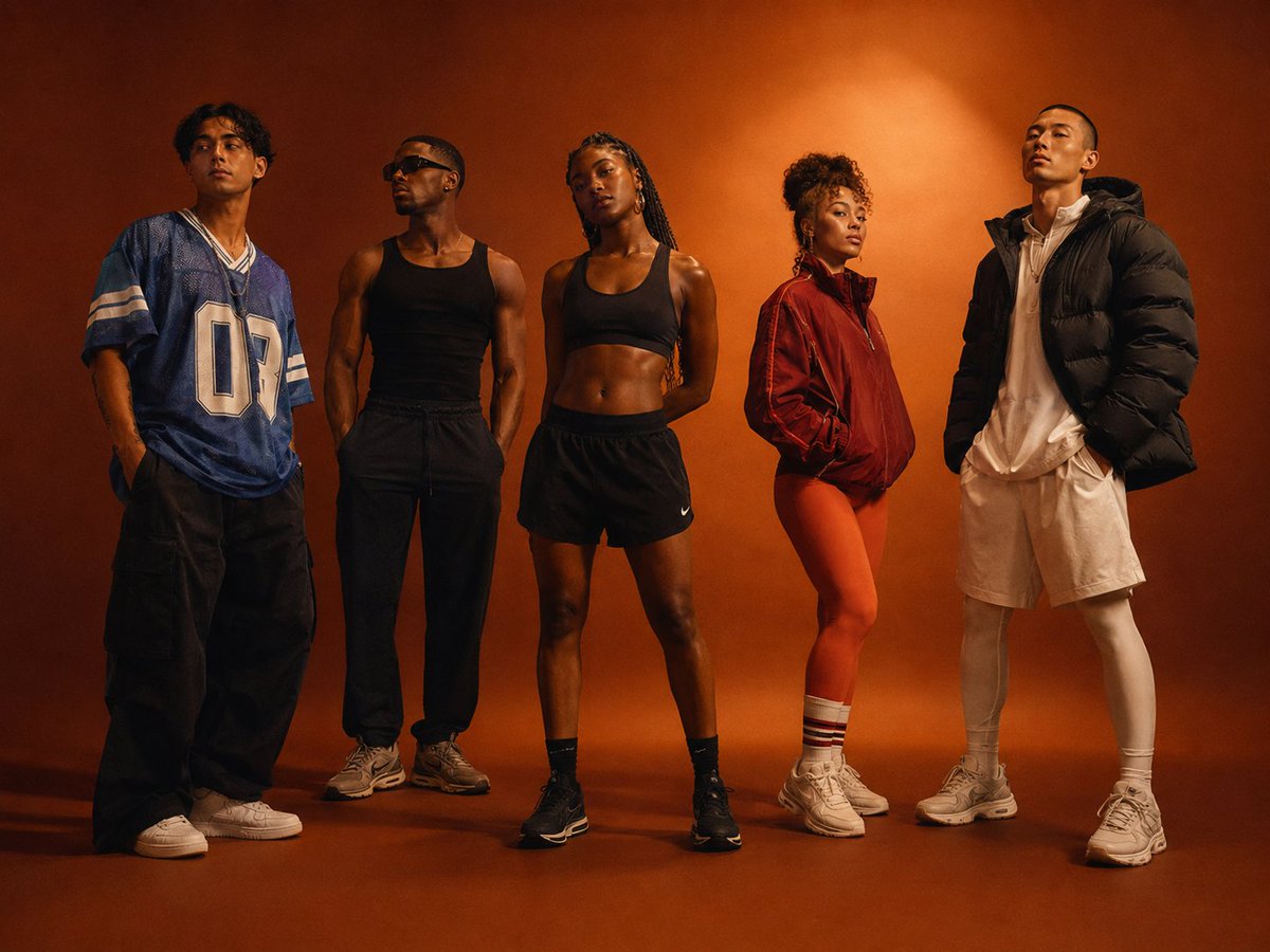 Diverse Athlete Fashion Portrait