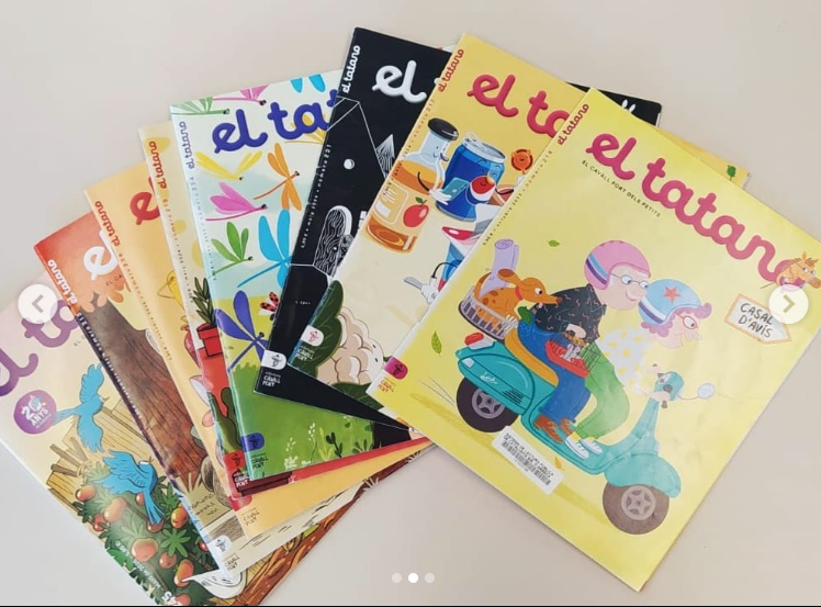 bibliotequeslle's tweet photo. 2⃣0⃣ 🎂Aquest estiu l'exposició "El Tatano: 20 anys, 20 portades" continua la seva itinerància per les #BibliotequesLleida.

Fins al 29 de juliol la podeu visitar a la Biblioteca d'Arbeca i descobrir 20 anys d'aquesta revista i els seus il·lustradors.

👉https://t.co/QznnpRX6ku https://t.co/FLfu4C6c36