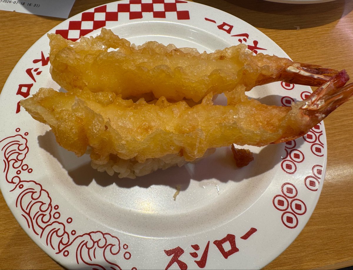 Michael_DTM's tweet photo. スシローに行きました🍣
とっても美味しかったです🤤

って、娘よ！
お腹いっぱいになってきたら
シャリを残すの辞めてぇ〜w😅

因みにスシローは鯛がダンチで美味🤤

#飯テロ失礼致しました 
#しゃりのみ 
#エビの天ぷら 
#いわしの天ぷら
#鯛が食べたい勢 https://t.co/UoursPGzFM