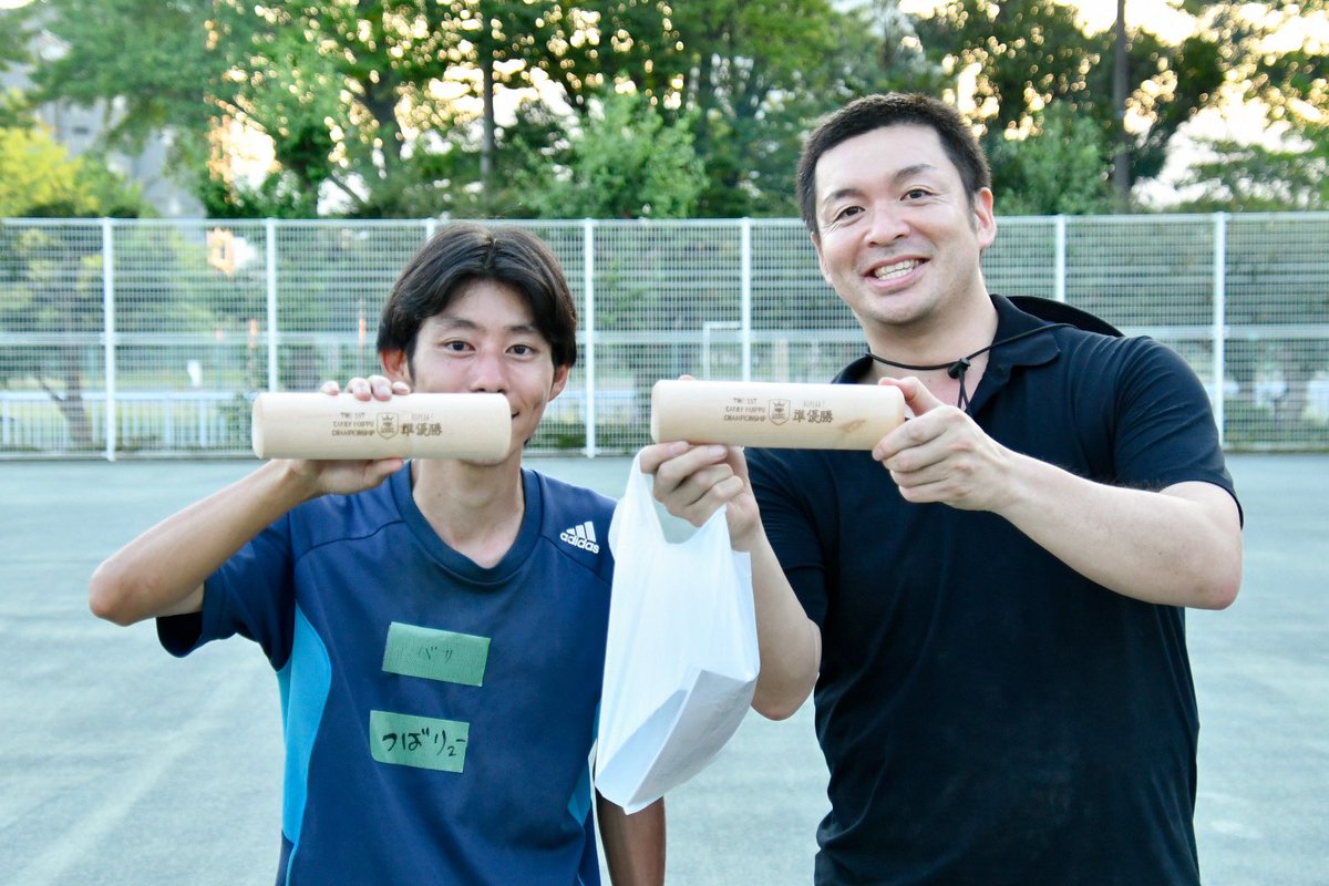 kazuni_dot_jp's tweet photo. 第1回 CARRY HUIPPU

初代チャンピオンに輝いたのは
これこれ　しん　ペア🏆💕
2位は 見事なGiant Killing を見せた
ツバサ　リュー　ペア🥈💕
3位は　予選最下位から這い上がった
JoJo    かよっぺ　ペア🥉💕

猛暑の中
最大38ゲームを全員が完走しました😭
本当にありがとうございました🙇‍♀️♡ https://t.co/Abrp6IkaLa