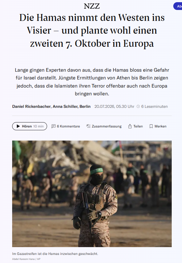 IsraelinGermany's tweet photo. "Die Pläne waren offenbar schon so weit gediehen, dass bereits ein konkretes Datum feststand: der zweite Jahrestag des Überfalls der Hamas auf Israel, also der 7. Oktober 2025." https://t.co/oQxkFcHtDr