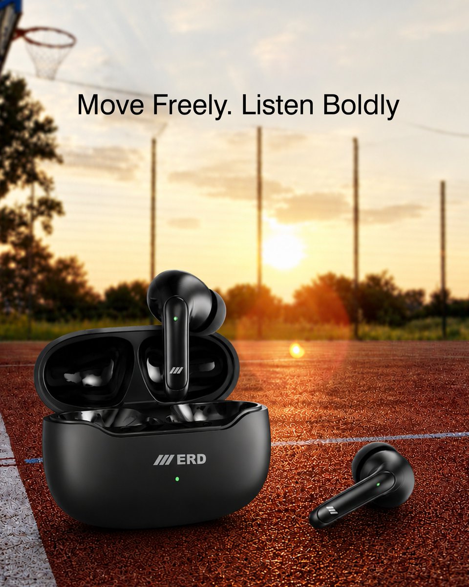 erdglobalindia's tweet photo. Move Freely. Listen Boldly. 🎧

Powerful sound, seamless connectivity, and all-day comfort—ERD TWS Wireless Earbuds are made to keep up with every move.

🌐 https://t.co/sEK7yaXu4m

#ERD #TWS #WirelessEarbuds #BluetoothEarbuds #MoveFreely #TechAccessories #TrendingNow https://t.co/BjlUgQ13WK