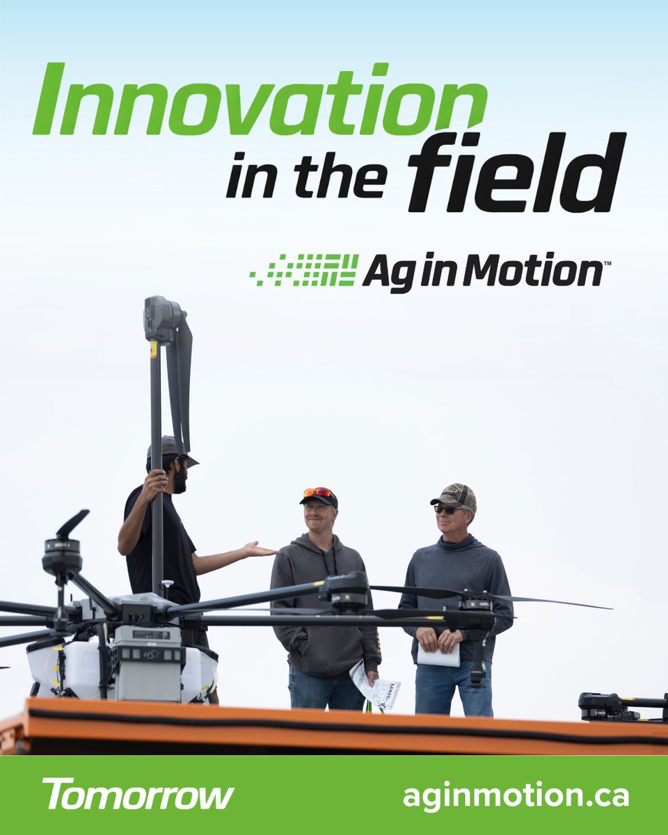 AginMotion's tweet photo. One more sleep!
#AIM26 brings livestock, machinery and innovation together in the field.
What are YOU waiting for?
July 21–23, 2026
Langham, Saskatchewan

Get your tickets ahead:
https://t.co/VLGZm9Hdr1 https://t.co/lF6SsimQta