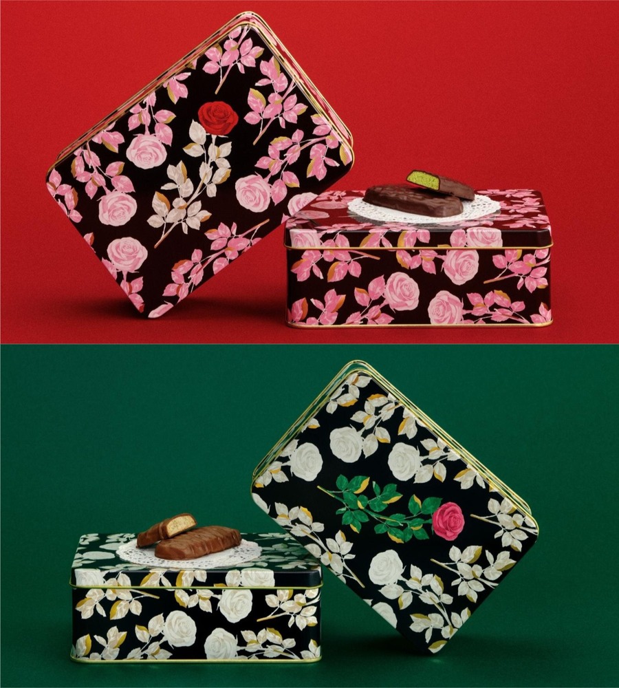 fashionpressnet's tweet photo. ルル メリー“バラを描いた”ショコラサブレ缶、「抹茶」「あんこ黒蜜」「ローズ紅茶」の3種を東京限定で - https://t.co/YnUH3RVT8w https://t.co/mZjH8lQuI4