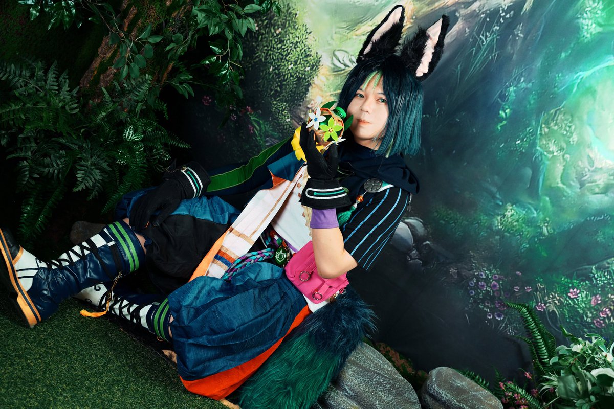 ignancos's tweet photo. 【※コス注意】

原神　ティナリ🌱 https://t.co/sufLIz8hPs