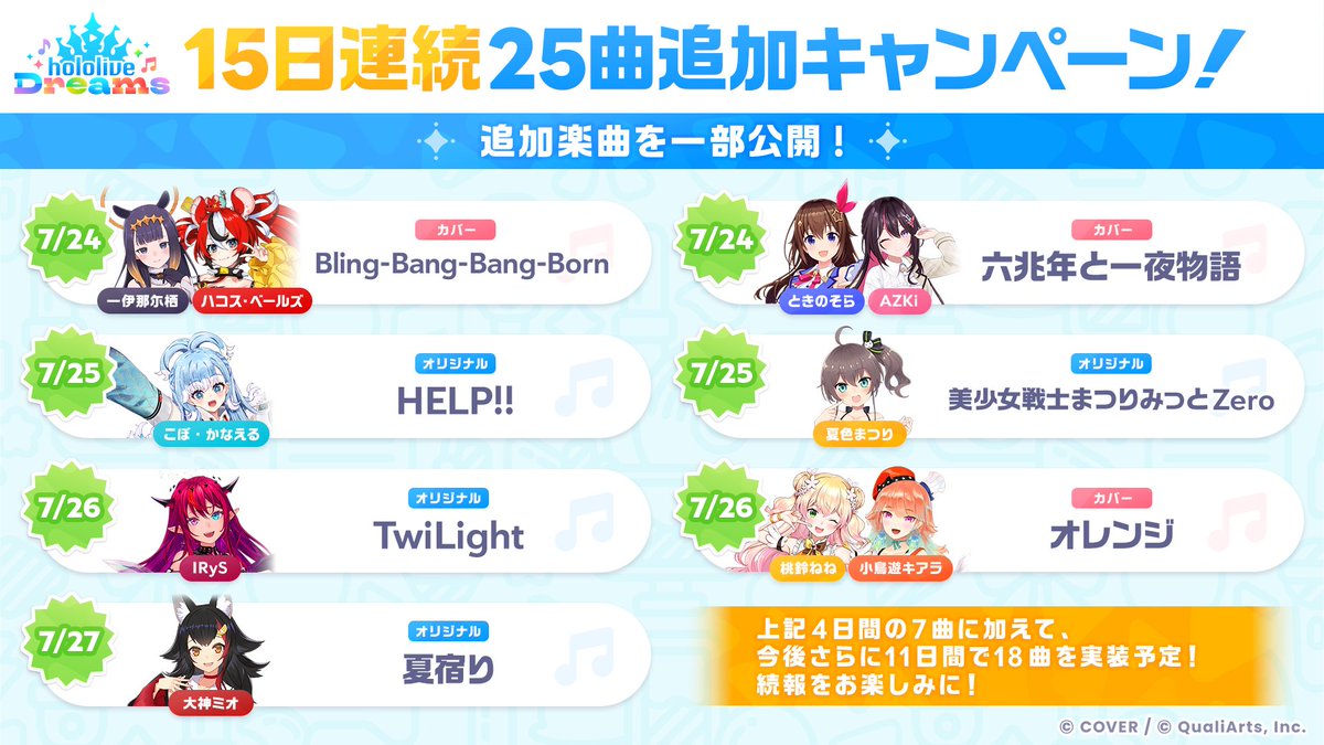 ホロライブドリームス【7/23リリース！】 tweet media