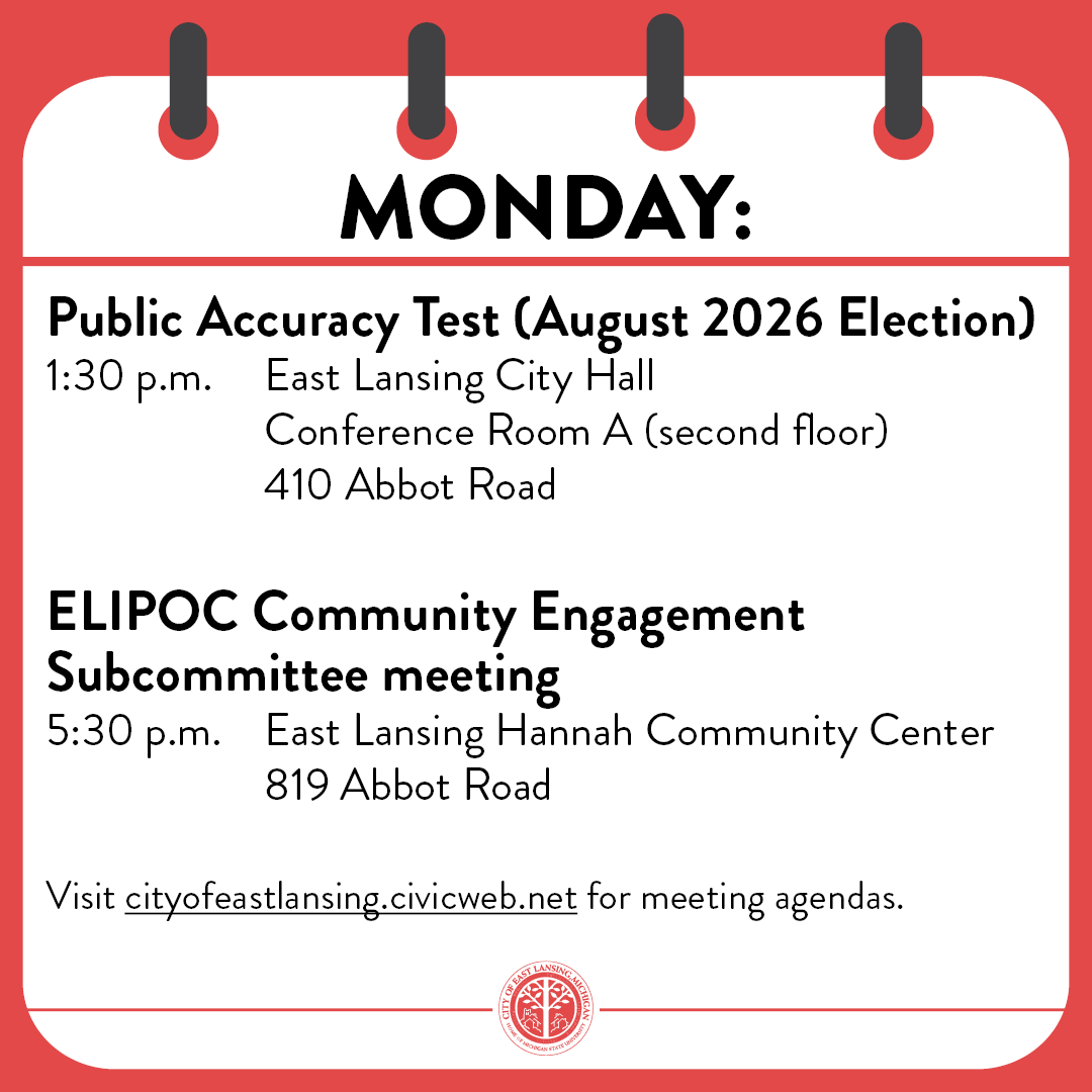 CityofEL's tweet photo. (1/3) Meetings and events for the week of July 20.

For meeting agendas, visit https://t.co/CaD4yxNV7m https://t.co/lmXaFRo76o