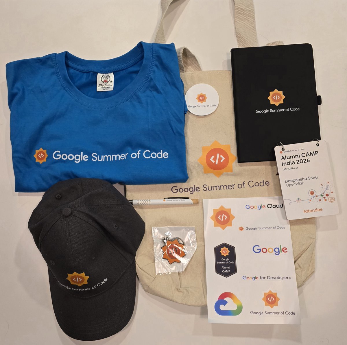 DeepanshuS2156's tweet photo. From writing code to speaking about AI in open source.

Grateful to @GoogleOSS and my mentors @nemesifier  @_pandafy_, @OpenWISP, and everyone who made GSoC Alumni CAMP India 2026 such a memorable experience.

My first-ever tech talk ✅

#GSoC #OpenSource #AI #OpenWISP https://t.co/T3CT2V4DdC