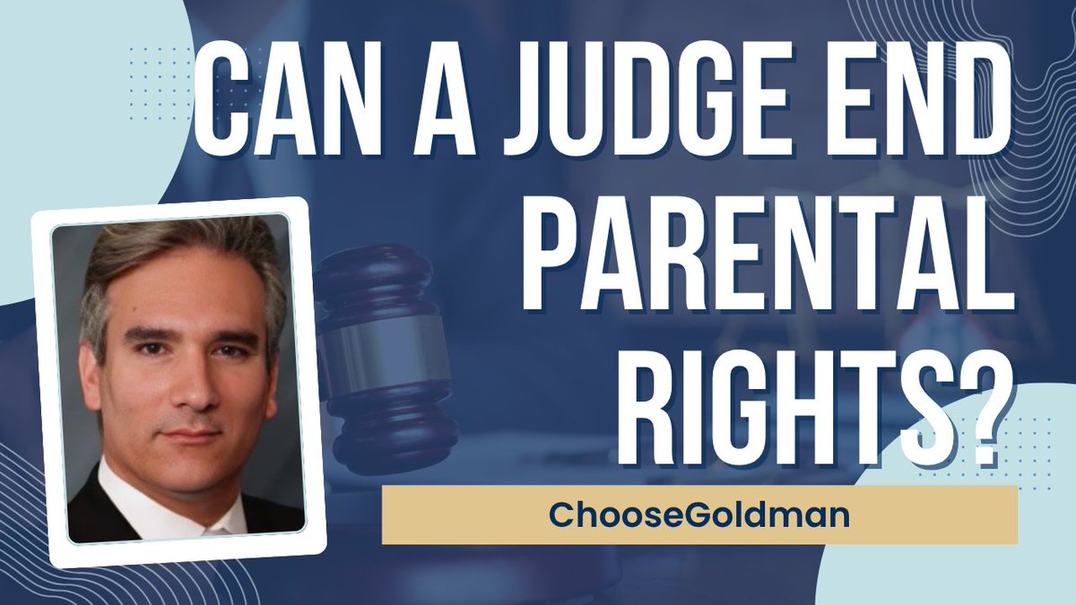 ChooseGoldman's tweet photo. Can a Judge Remove a Parent From a Child's Life Permanently?

Click the link to watch: https://t.co/8PFC7jDiaZ

(248) 590-6600 Call/Text!

Click the link below to schedule your free case evaluation! 
https://t.co/W7gOvwBTFn https://t.co/LxQ2C5qLoo