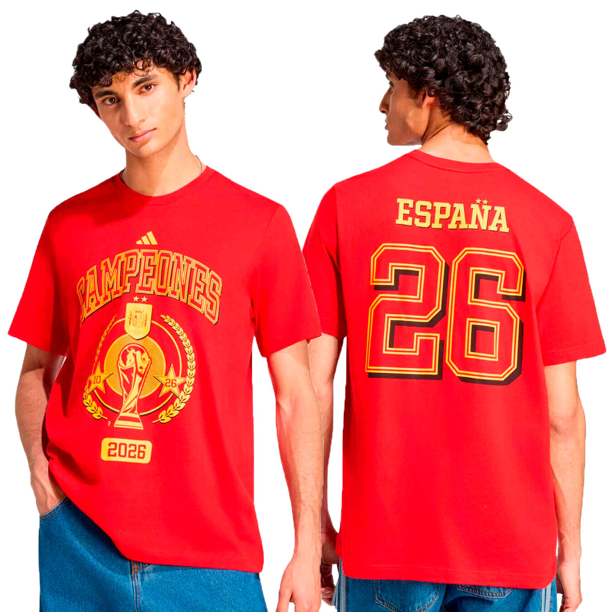 forumsport's tweet photo. No es solo una camiseta, es un recuerdo para toda la vida. ⭐️⭐️
Celebra el Mundial con la colección de los campeones.

🔛https://t.co/DIL24DmLd3

#CopaMundialFiFA #copadelmundo #futbol #EspañaCampeonadelMundo https://t.co/iMnGcweKkY