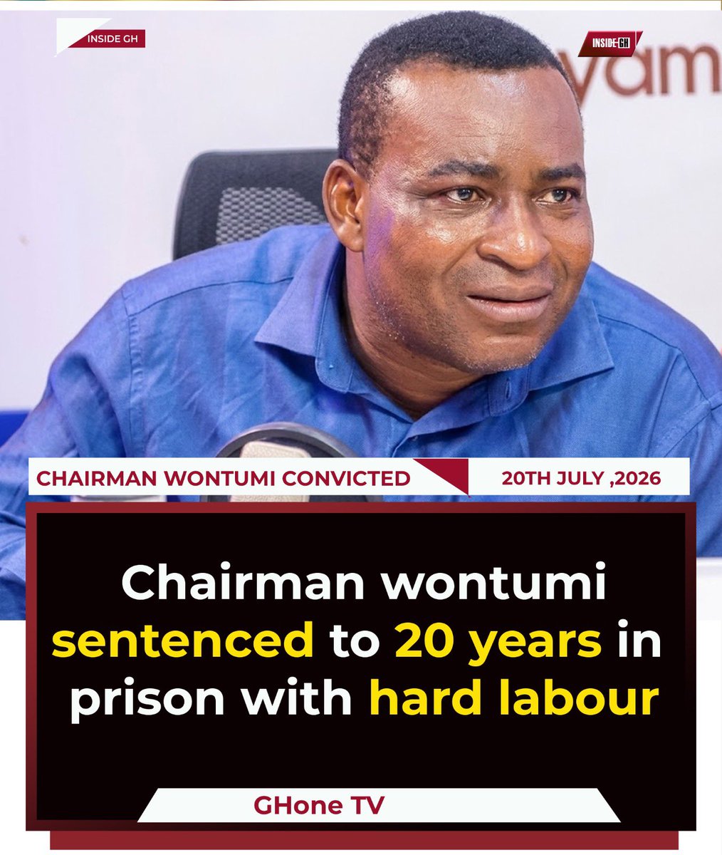 insidegh25's tweet photo. Chairman Wontumi  to serve 20 yrs in prison https://t.co/Lz0tckHuqT