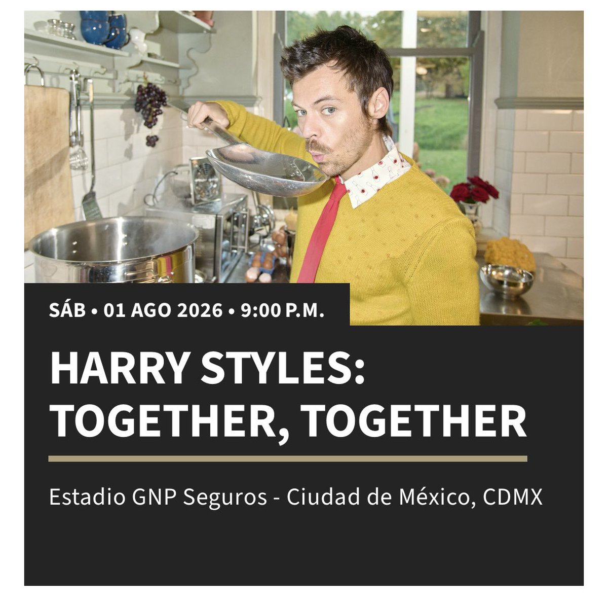 imeldamcr's tweet photo. Holi, vendo mi boleto para Harry https://t.co/u5NREStyos