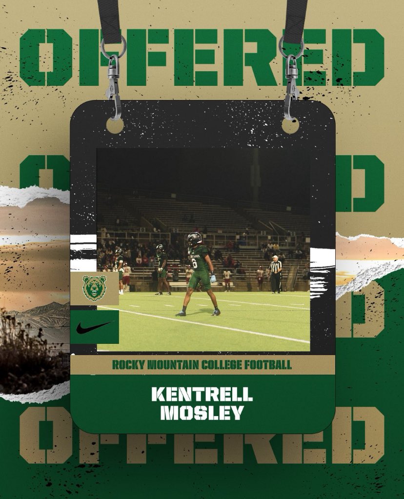 KentrellMosleyy's tweet photo. #AGTG After a great conversation with @CoachBroderickT I am blessed to receive an offer from rocky mountains @coachanthony46 @HightowerFB @Chappyboy21 https://t.co/pn511PcHFc