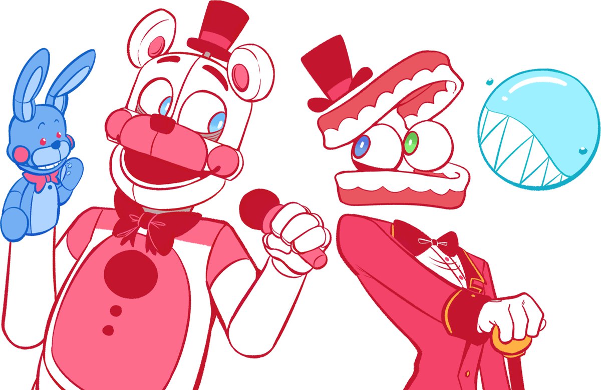 ppCartoon_'s tweet photo. 둘이 비슷해보여서 그렸음 파랑놈 데리고 다니는 것도 똑같네
#TADC #FNAF https://t.co/jt7JPTkDNf