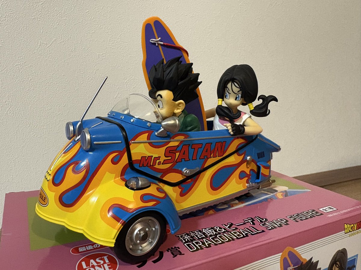 超久々にフィギュア開封ッ‼️ 結構大きい！しかも可愛い☺️ 車も