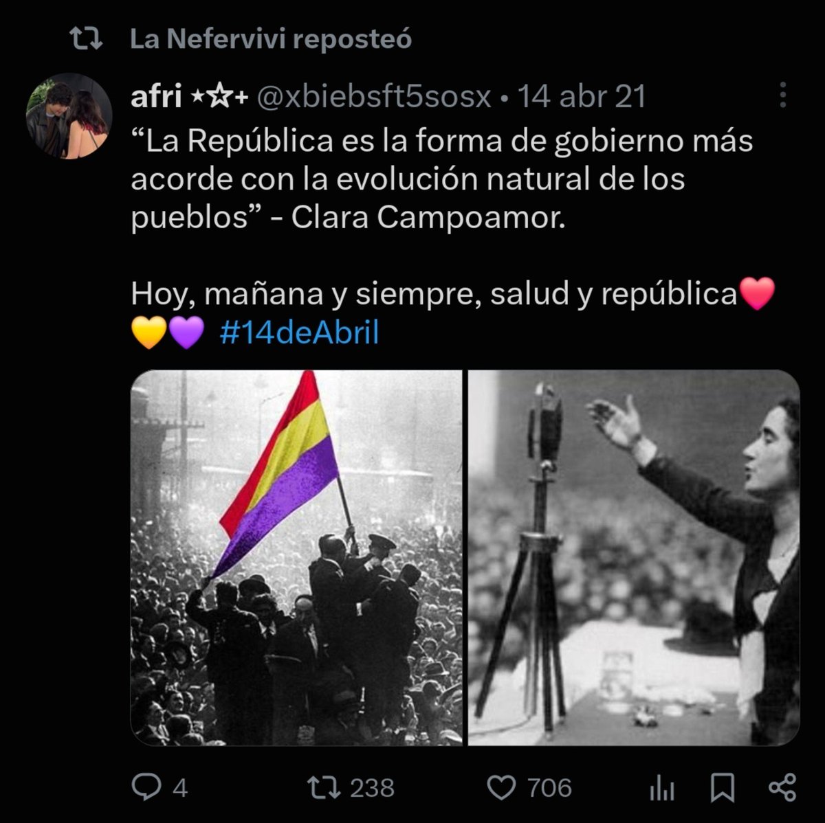 _comentandOT__'s tweet photo. "Wokismo de cartón" same, ella siendo esto mucho antes de ser persona pública, imagina destilar tanto odio a una persona que no ha hecho nada malo sólo por que rompió con tu fav.😭 https://t.co/EVLSEtyVRz