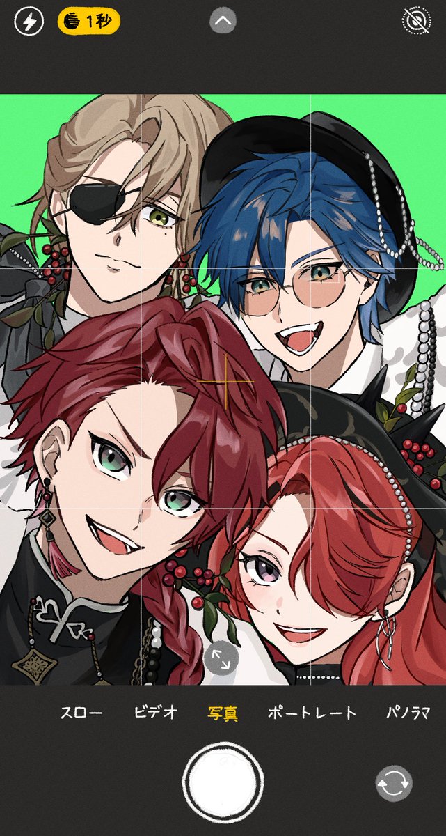 NtTirnc's tweet photo. ㊗️5周年🎉

#エデン組５周年 #イロ絵す #レインの依頼書 #絵バンス #まめねことレオス https://t.co/Hot00Zjjop