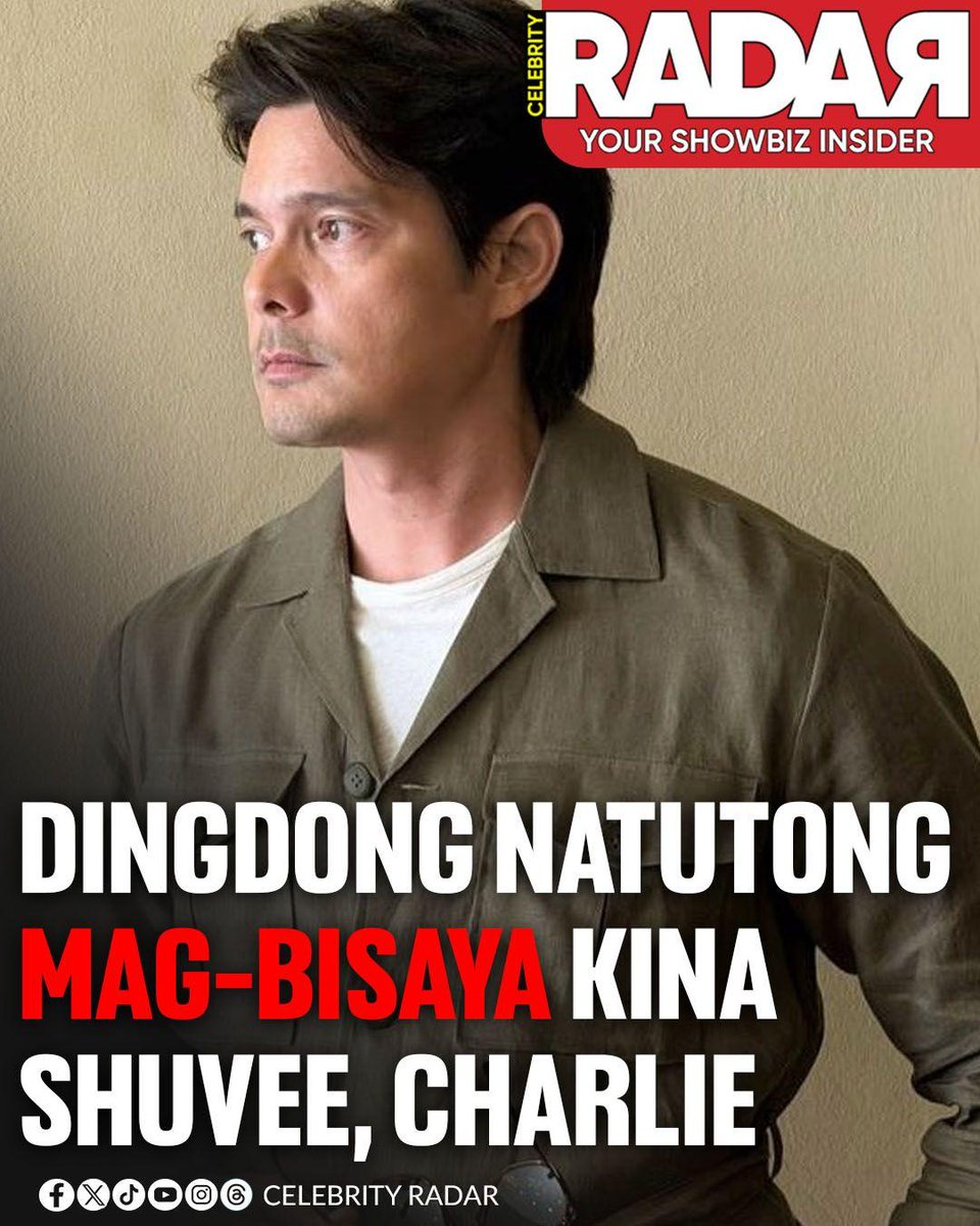 radarcelebrity_'s tweet photo. Marunong nang mag-translate from Bisaya to Tagalog ang aktor na si Dingdong Dantes dahil sa co-stars niyang sina Shuvee Etrata at Charlie Fleming.

Basahin: https://t.co/OzY6ZarWC5 https://t.co/vwQJz6XC2H