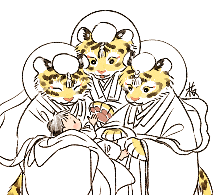 bygajee's tweet photo. 삼신 호랑이🐯🐯🐯 https://t.co/PclPgCfz22