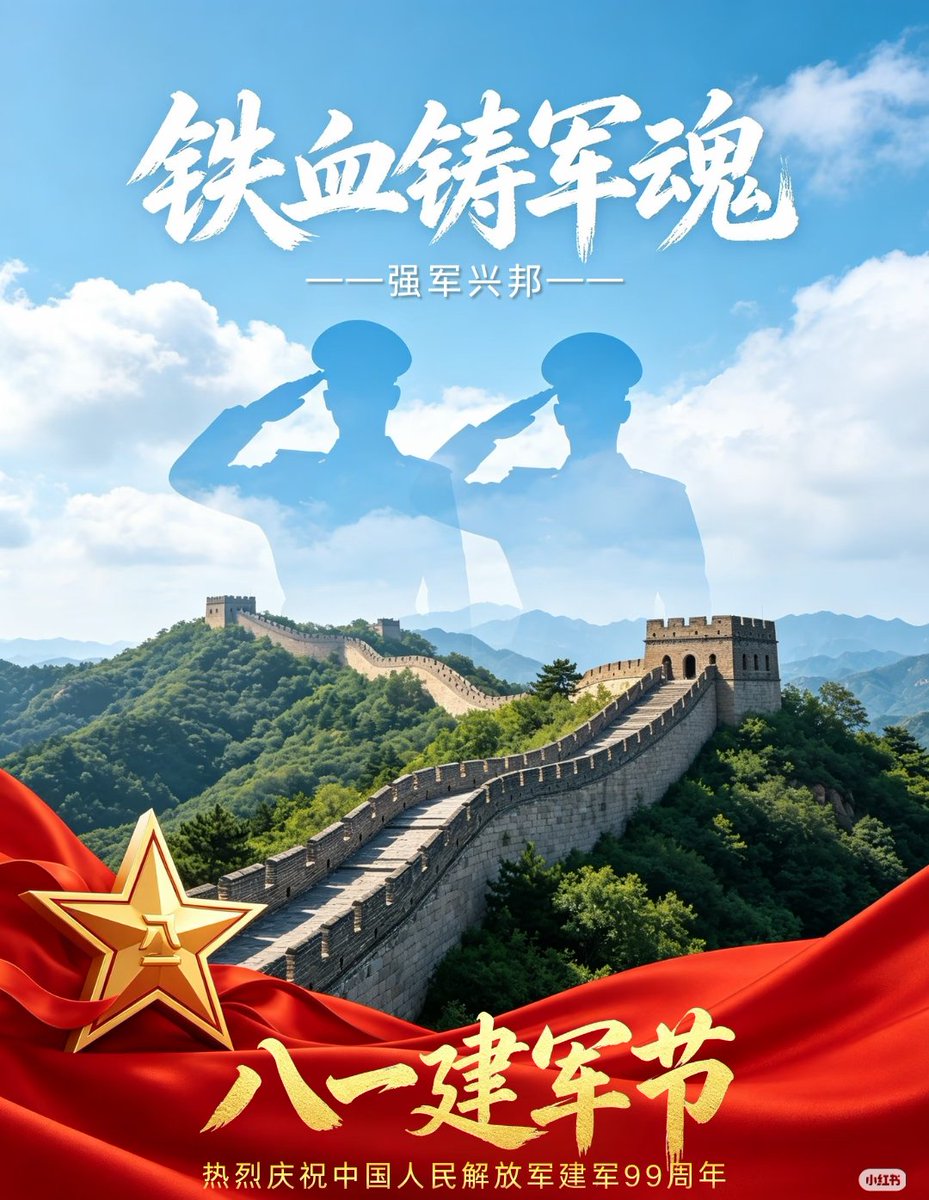 Gulmira1017's tweet photo. 🇨🇳致敬！八一建军节 https://t.co/QwaUdgjOmn