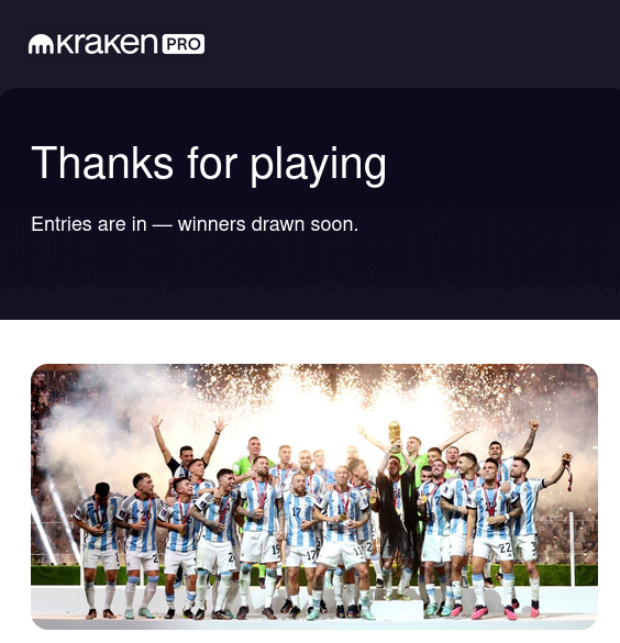 silverfish27's tweet photo. @krakenfx Hello @krakenfx I believe you sent the wrong email with the picture of the world champions, this does not look like Spain to me... https://t.co/9Th2UlZPG0