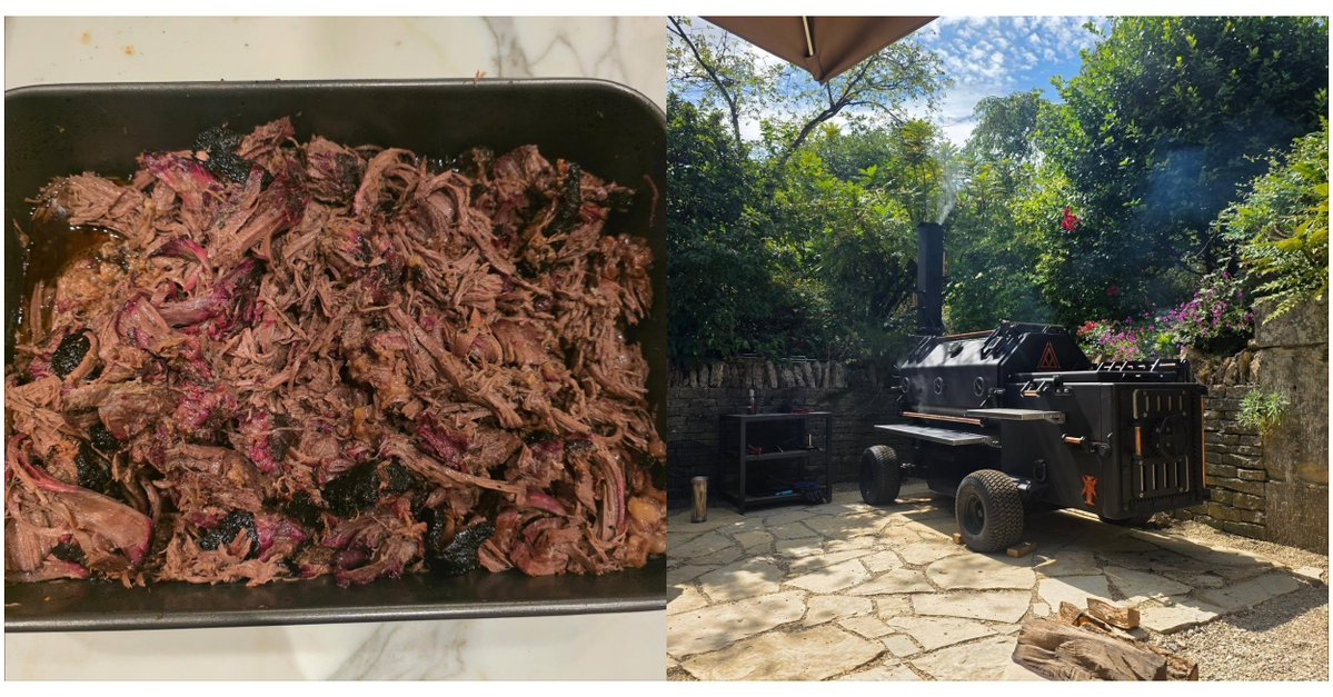 Cavill_egy's tweet photo. Chef Henry is back with a new update 👨‍🍳✨💃🏻

 Henry Cavill documents his first 12-hour offset smoker cookout in his garden, tackling a rump roast pulled beef with oak smoke and a black rub despite calling it a steep learning curve.
 
https://t.co/4roIQjhNAb

 #HenryCavill https://t.co/FgqjdG62Lh