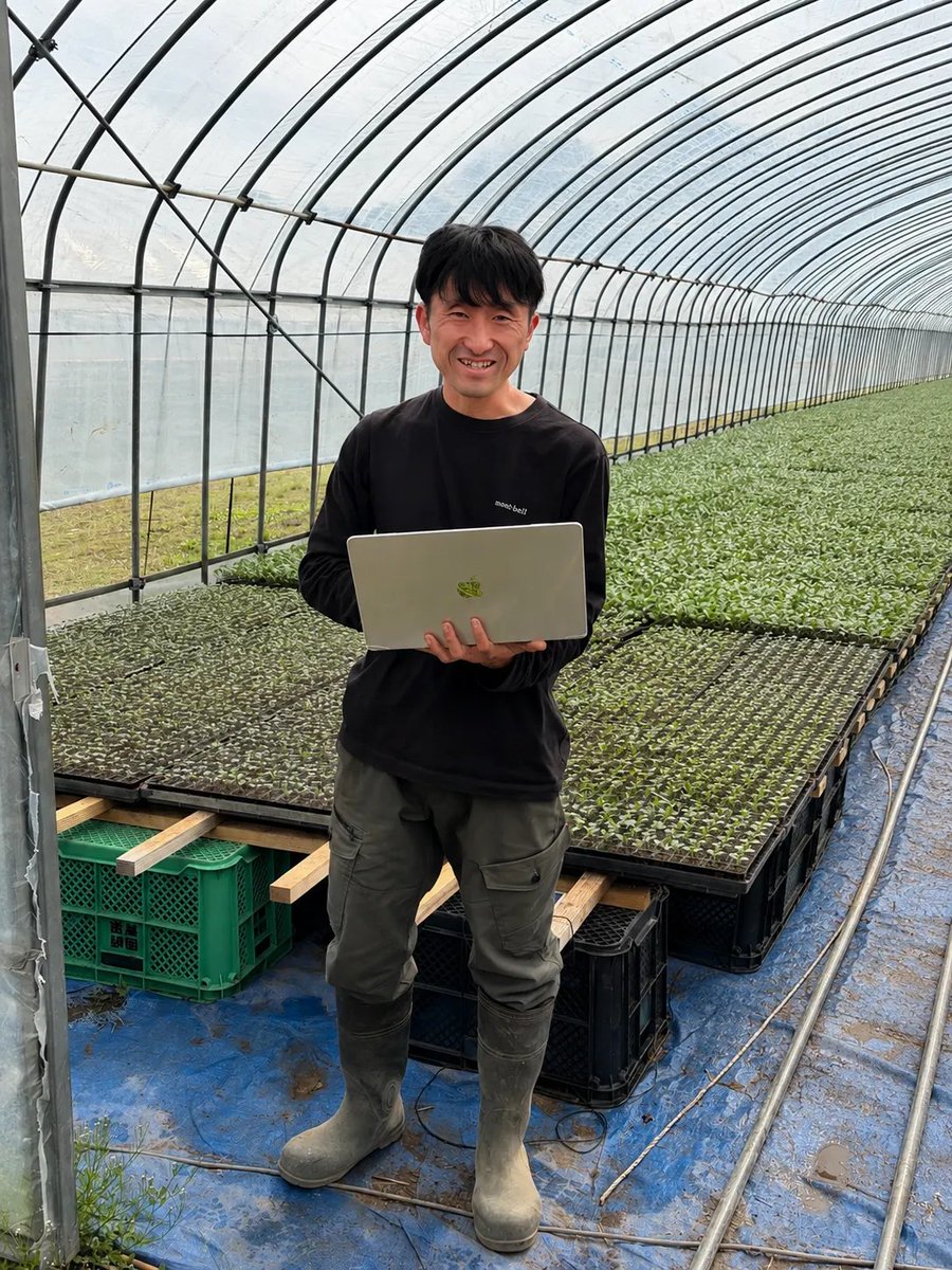 domgiancani's tweet photo. This farmer runs 100 hectares alone.

Hiroki Tomiyasu didn't grow up on a farm. Former civil servant. Never studied agriculture or computer science.

A decade ago he joined a collective restoring abandoned rice terraces in Japan. Today he single-handedly manages a 100-hectare operation in Hokkaido: broccoli, pumpkins, green onions, soybeans.

Farming at this scale is brutal: exhausting, complex, nearly impossible to staff. And traditional agricultural automation? Proprietary machines that cost a fortune, dedicated engineers. Reserved for the big players.

His read is simple: what he lacks isn't technology. It's access. The best solutions are priced for large agribusiness, not for a guy running his own fields.

So he starts building his own tools. At night, after the fields. Without knowing how to code.

What a self-taught farmer built alone:

Satellite monitoring of his plots, with a vegetation index layered over his own maps

Remote control of his greenhouse ventilation, straight from his phone
An assistant in the farm's group chat: temperatures, schedules, exact seedling counts
A database linking plots, tasks, equipment and sensors
Before buying an automatic GPS guidance system for his tractors, he first tried to understand how it worked. Then realized he could build it himself for a few thousand euros, instead of paying full price.

And this is where it gets interesting.

We move past the shiny prompts, the dashboards, the pre-written posts, toward real, operational, on-the-ground use cases. Broccoli isn't tech. Neither is the job.

What changed is that one person can now do what used to require a team, a serious budget, and engineers.

A note for the skeptics who say "you can't automate everything" or "this job is fundamentally human": the point was never to replace. It's to augment.

Tomorrow, the ones using these tools will be faster, sharper, and produce better work. Precisely because they'll be free to focus more on the human part, having offloaded the rest.