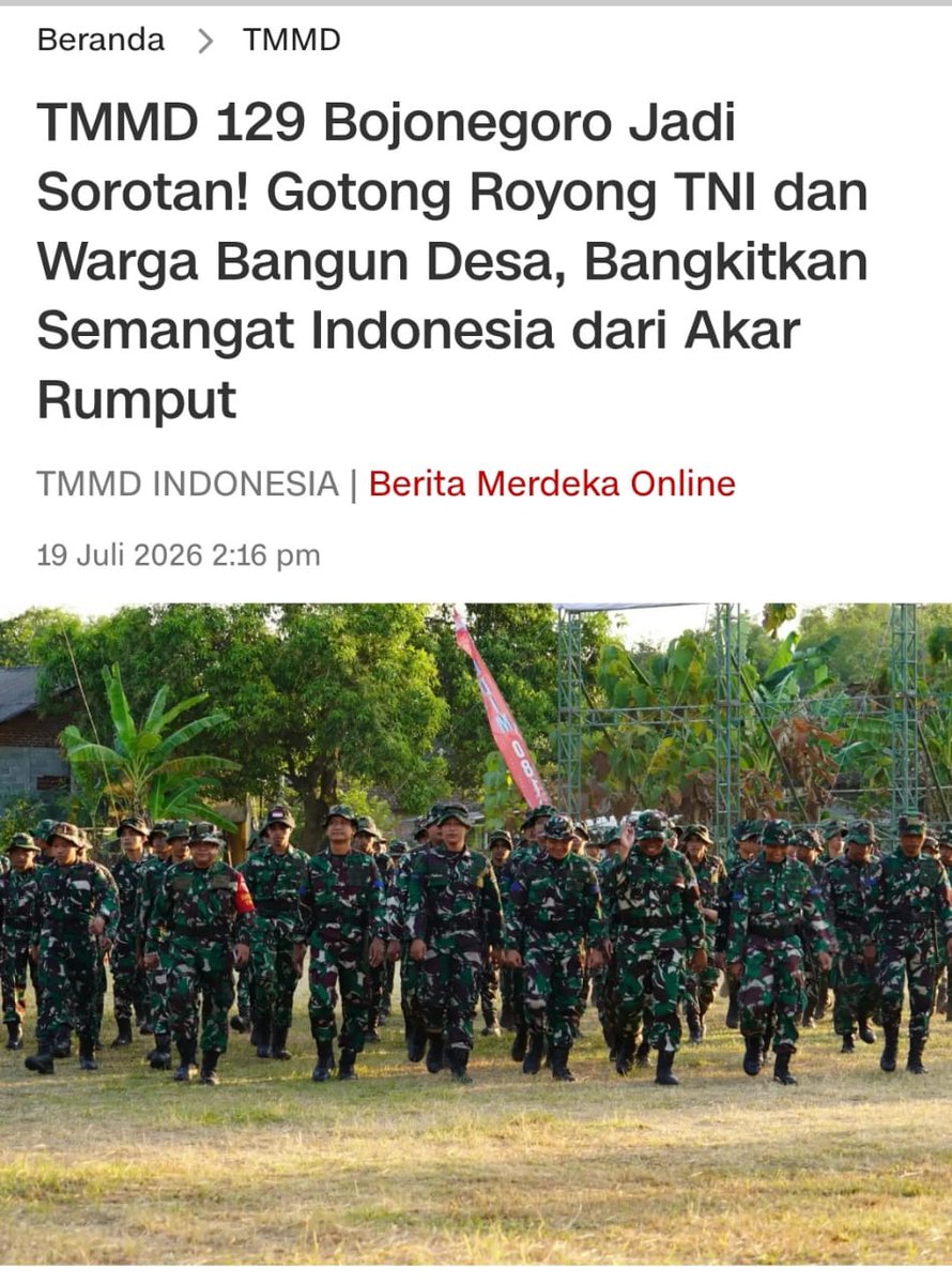 kakekurakuraa's tweet photo. Peran TNI sebagai pemersatu kebangsaan sangat sentral dalam memelihara kesatuan negara Indonesia.

Keakraban Kekuatan Bersama https://t.co/JUTUCb1nxH