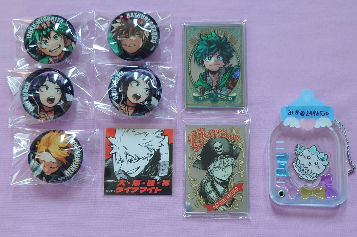 24965jo's tweet photo. [譲渡]僕のヒーローアカデミア ヒロアカ ガラスマグネット パブミラー風アクリルステッカー ヒーローズビスケットステッカー
譲:☆緑谷 ★爆豪 上鳴 耳郎
求:定価
★は倍数～、☆は同数～、無印(当方指定)よりお迎えください
無印は1点～◎
池袋>>他都内手渡しのみ
ステッカーは価格応相談 https://t.co/83FNkAEydy