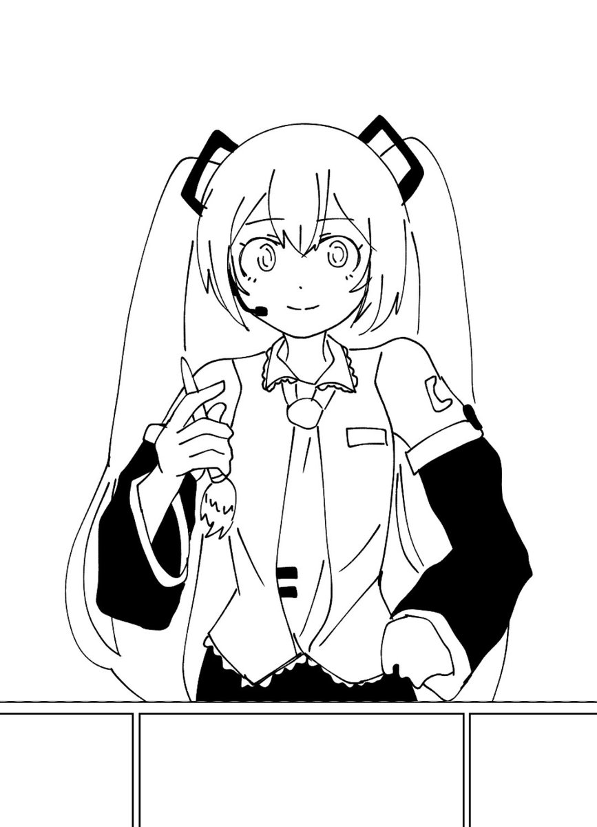 BJ8269CyuLD4Gxb's tweet photo. 見た目が初音ミクそのままでも、道具ひとつ持たせるだけでこの曲だ！ってなるのは面白いですよね https://t.co/ohR8neVWuM