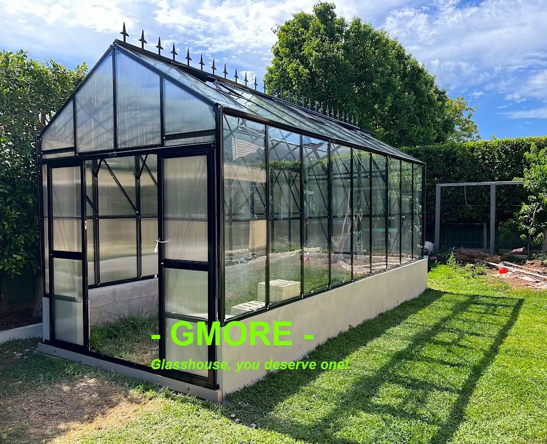 GD003MKT's tweet photo. Pictured is our 5660 Imperial Model, customised to be installed on a dwarf wall with glass panels to one side!#glasshouse#dwarf#greenhouse https://t.co/y7vIs5gG1V