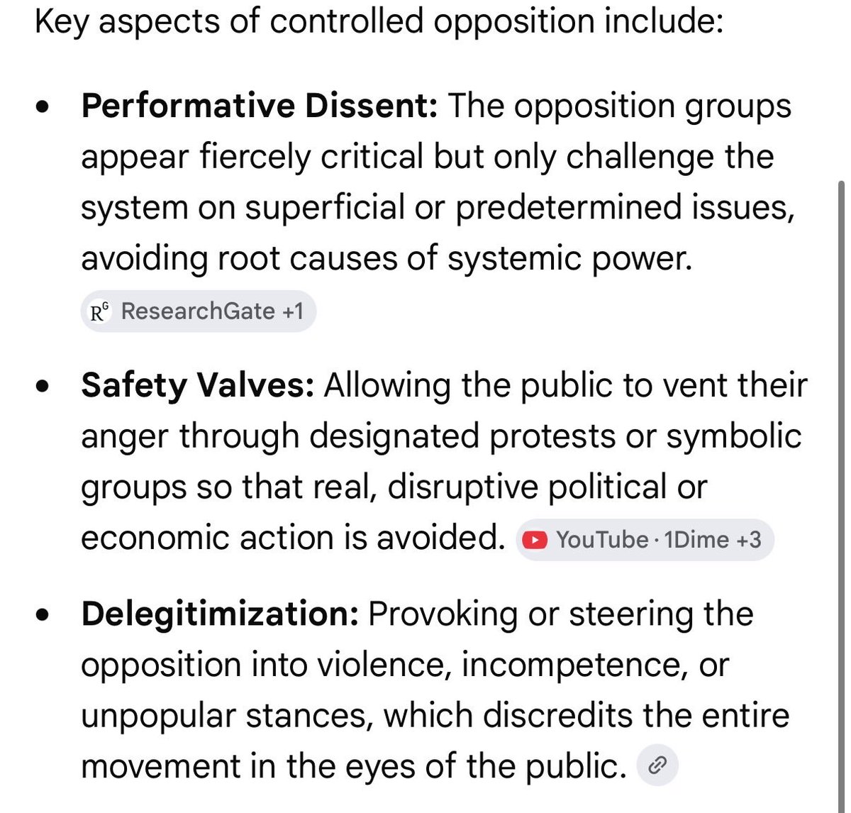 RaysTweetsss's tweet photo. Learn about controlled opposition

Ruling party props up an organisation…The org looks genuine.. the ruling party treats them as bigger threat than actual opposition to provide legitimacy &amp; fool people.

Think on these lines about cockroaches… you will understand. https://t.co/JkwFSt4JSs
