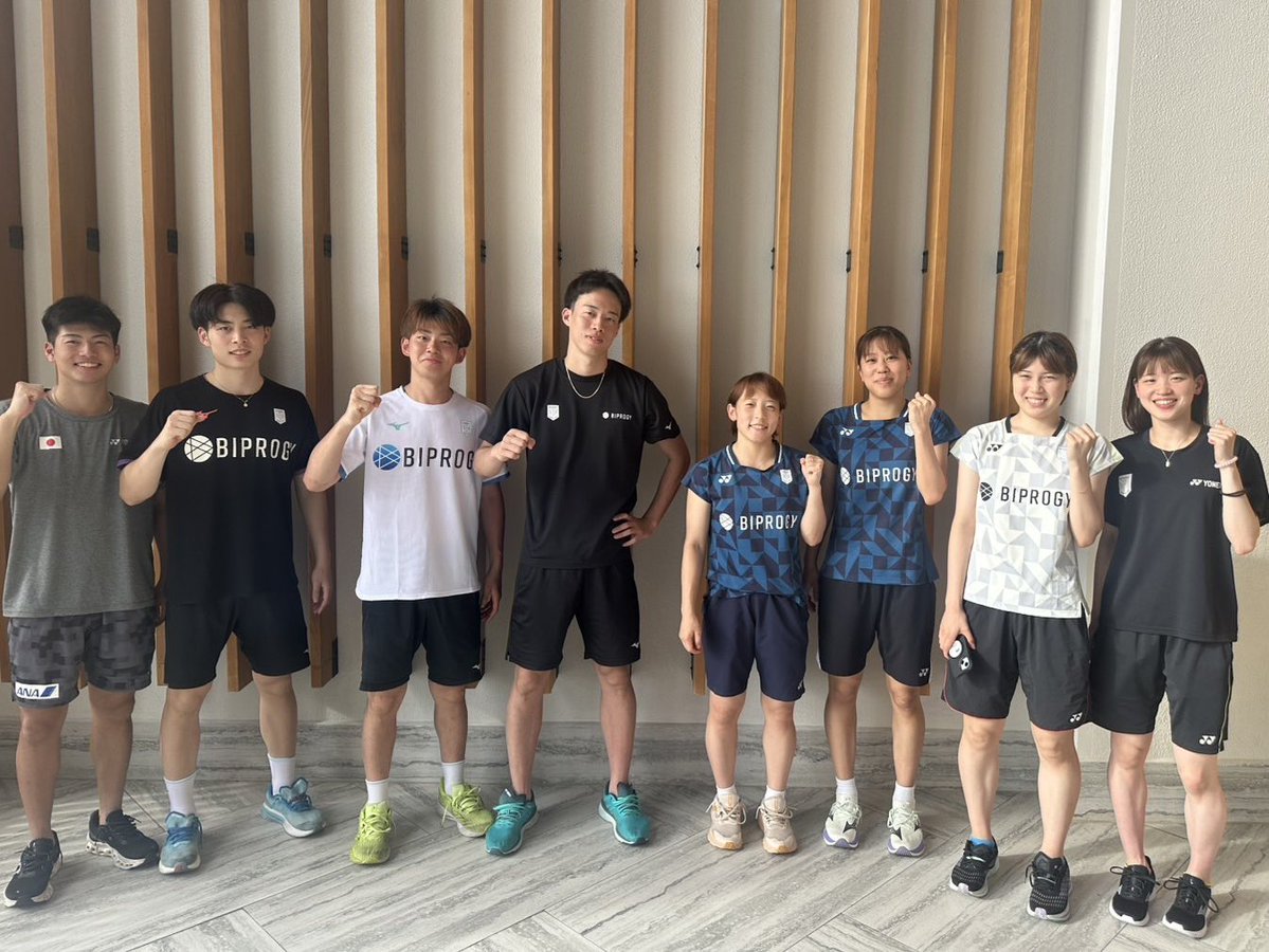 BIPROGY_Bad's tweet photo. CROWNE PLAZA Saipan International 2026

明日から試合が始まります！
応援お願いします📣

#BIPROGY
#BIPROGYバドミントンチーム
#バドミントン https://t.co/YhSNVAEpF7