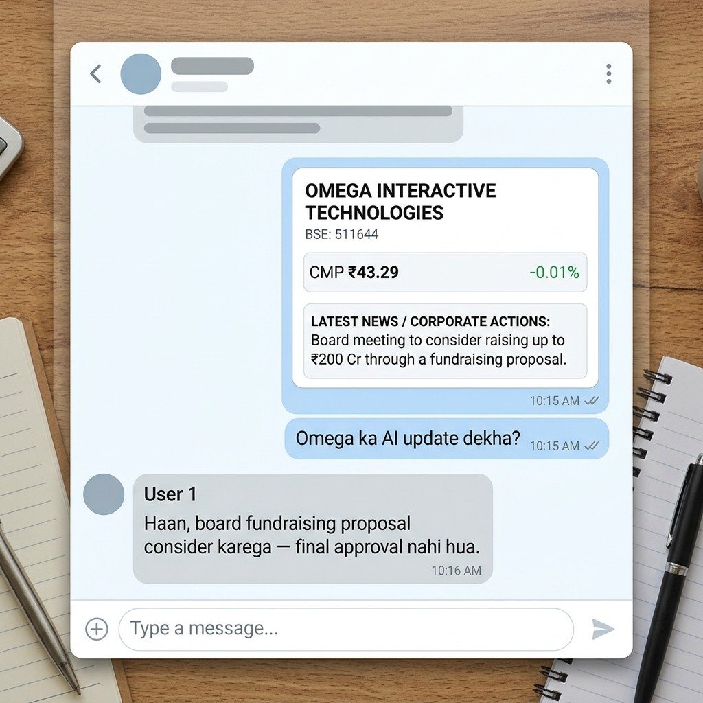 patel_mitul22's tweet photo. Omega Interactive Technologies is embracing innovation with a strategy centered on AI and cloud computing. CMP: ₹43.29

#Omega_Stock_Watch https://t.co/HBBWpBdXCj